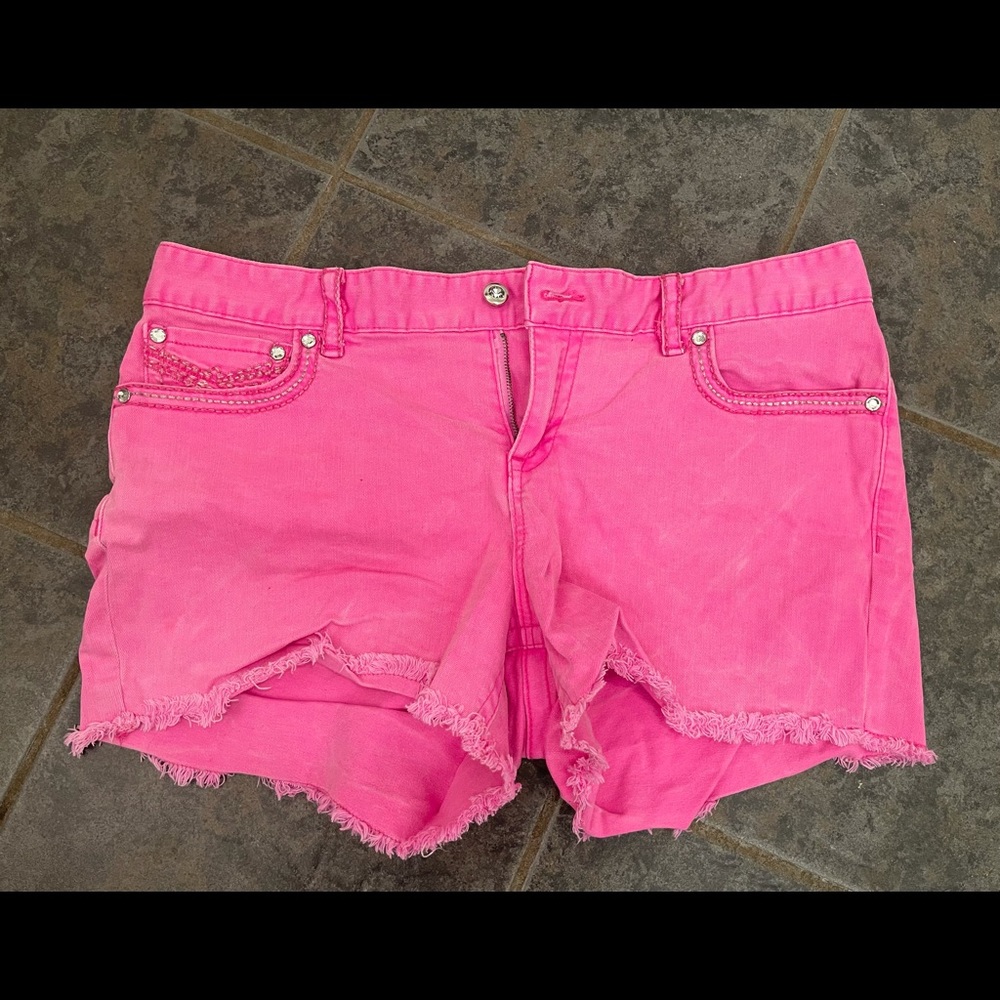 Maurices Pink Jean shorts 15/16